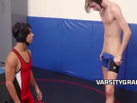 Wrestling Practice Dick Sucking