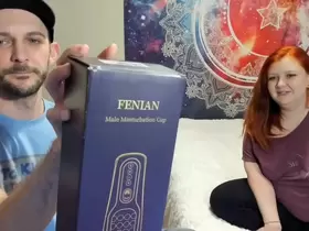 Foreglad Fenian Male Automatic Masturbator Unboxing and Demonstration with Jasper Spice and Sophia Sinclair