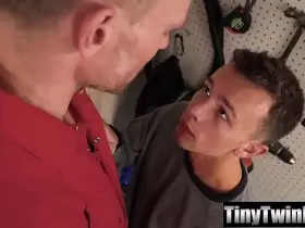 Huge Janitor Cums in Tiny Boy Little Ass - TinyTwink