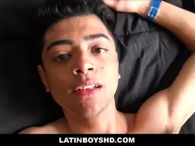 Little Twink Latin Boy Picked Up From Street Paid Cash To Fuck Stranger POV - Moises