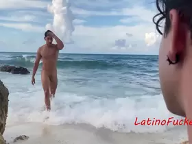 Dreamy Latino Influencer Beach Fuck