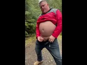 Jacking off in the redwoods