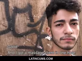 LatinCums.com - Young Amateur Latin Boy Bam Bam Fucked By Stranger For Money POV