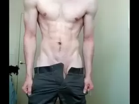 Fit Dude Showing His Goods