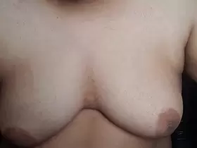 Cream all over my fat titties
